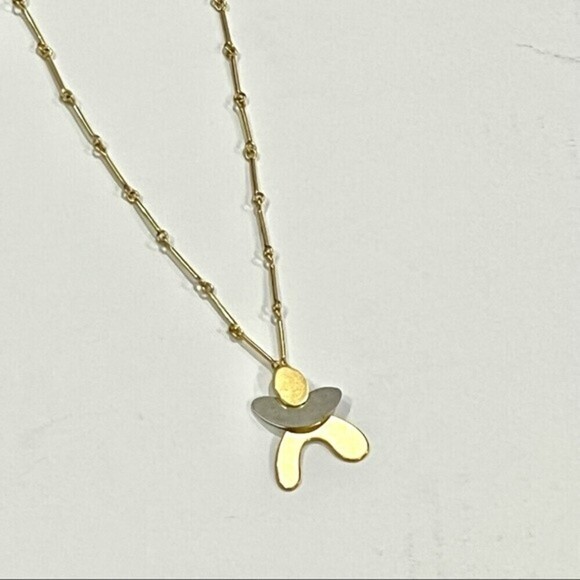 Madewell Modform Pendant Necklace Gold - Picture 3 of 9